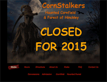 Tablet Screenshot of cornstalkers.com